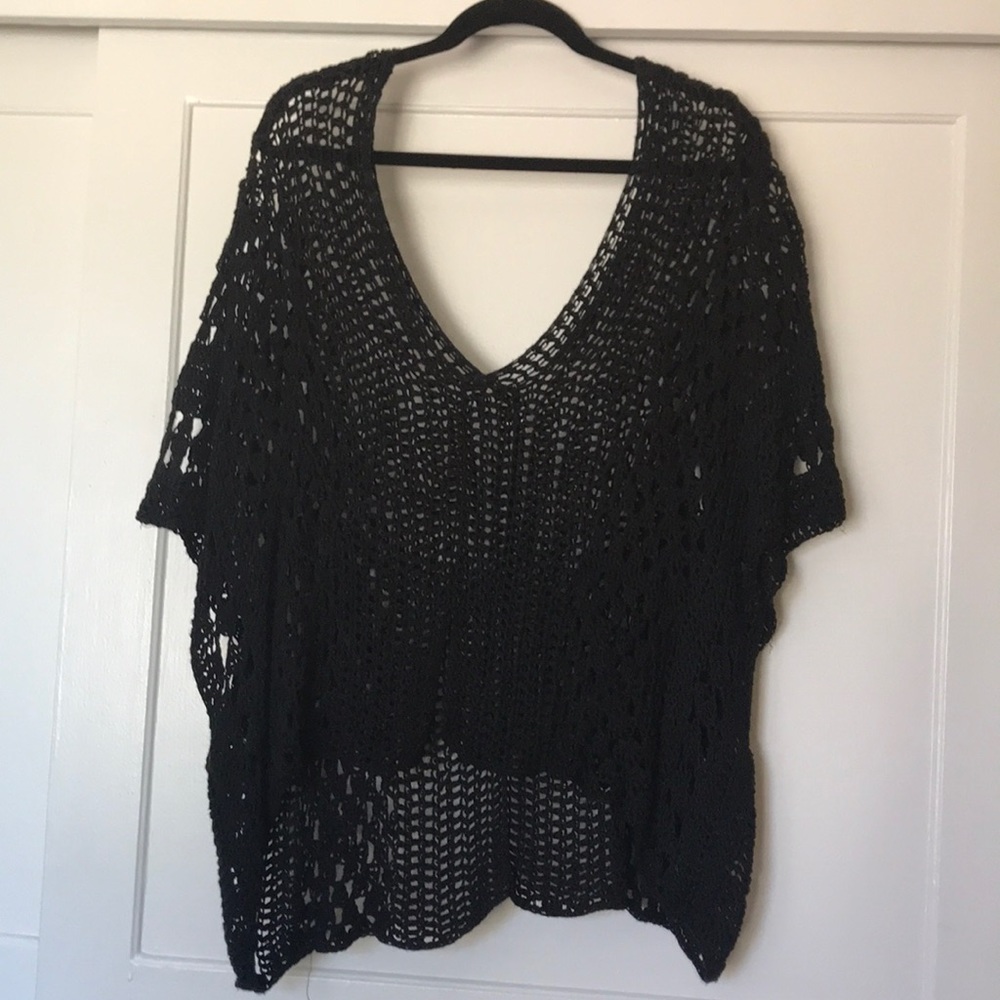 Crochet coverup/ oversized top!